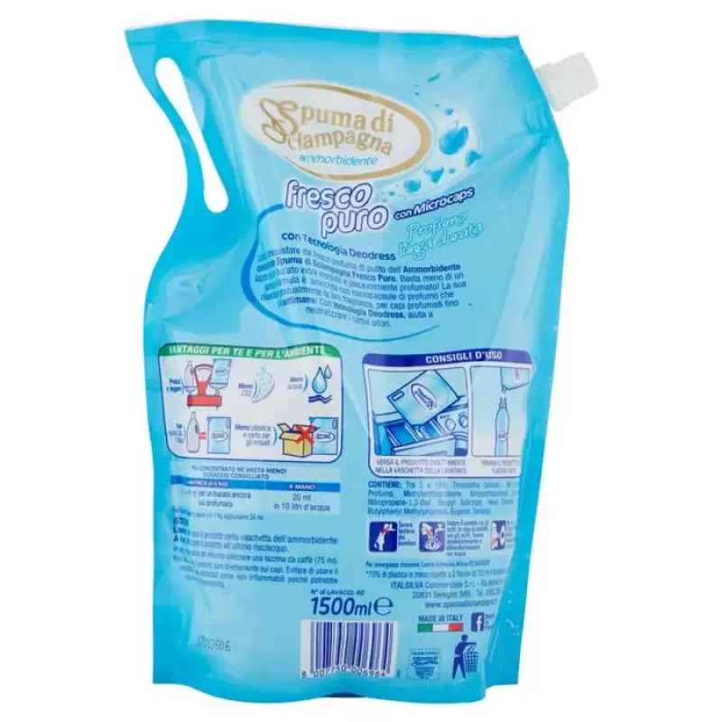 Spuma di Sciampagna Balsam de Rufe concetrat Fresco 1500 ml, Bax 8 buc.